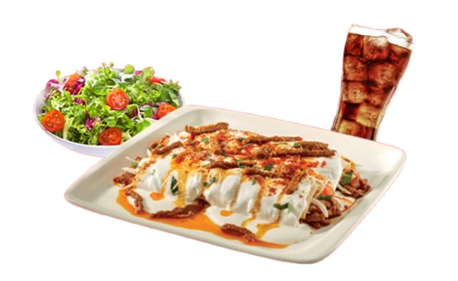 Yoğurtlu Et Döner Menü